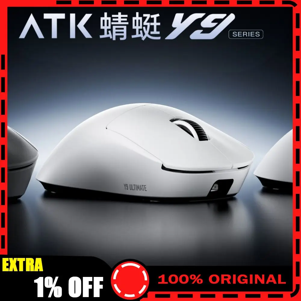 Esports Gaming Mouse Wireless - Ratón Inalámbrico ATK Dragonfly Y9, Ergonómico,