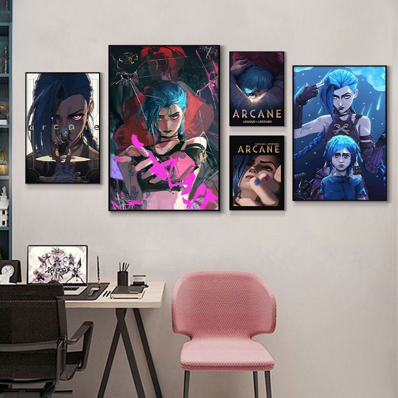 Esports Y Gaming - Póster de Arcane Jinx en formato