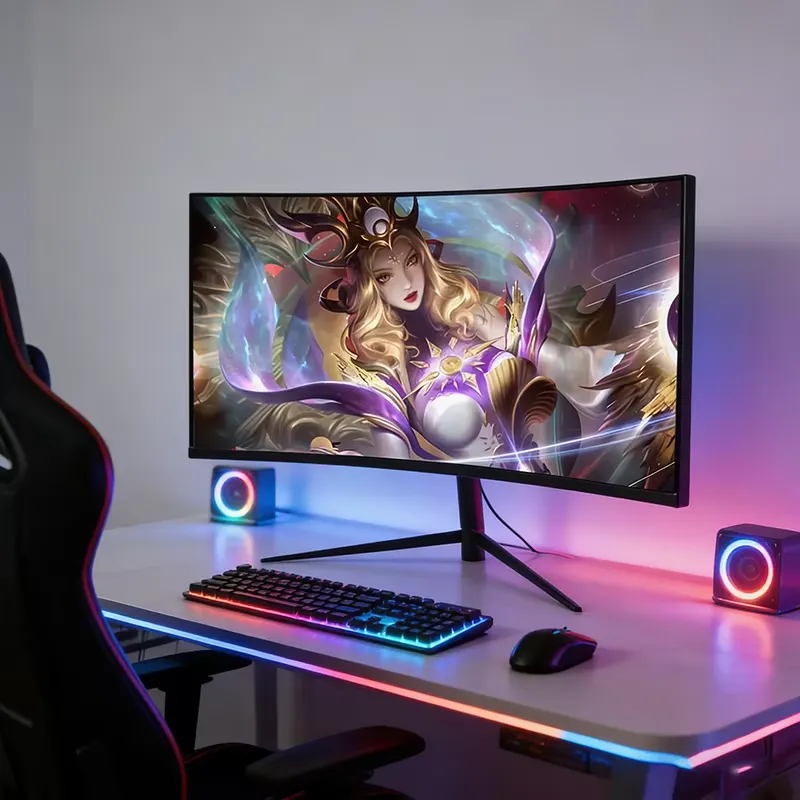 Gaming Monitor Curved - Monitor Curvo FY 4K de 240Hz,
