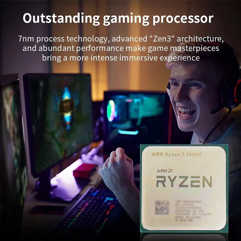 Procesador AMD R7 5800X para E - Esports Y Gaming reseña y precio